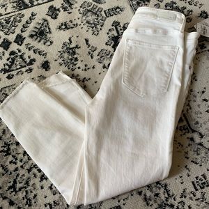 NWT A&F HI RISE ANKLE JEANS